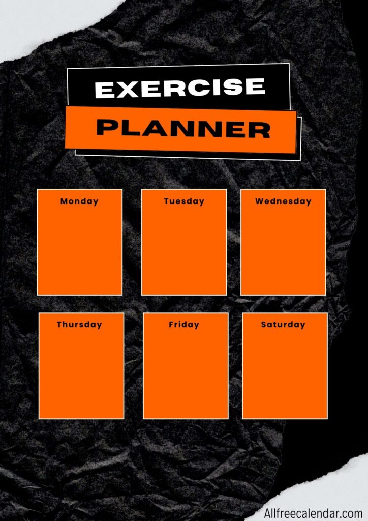 Exercise Planner
