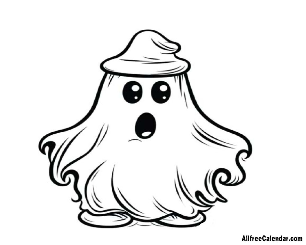 Free Printable Halloween Coloring Page For Kid