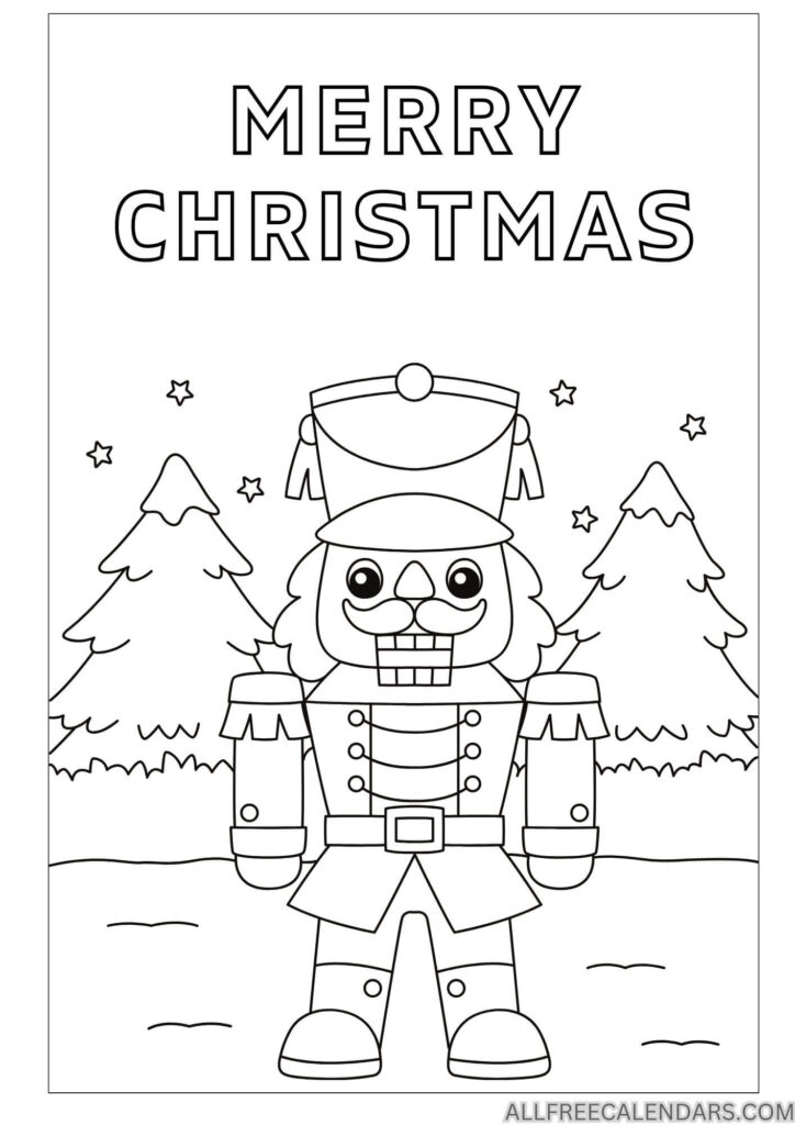adult christmas coloring page
