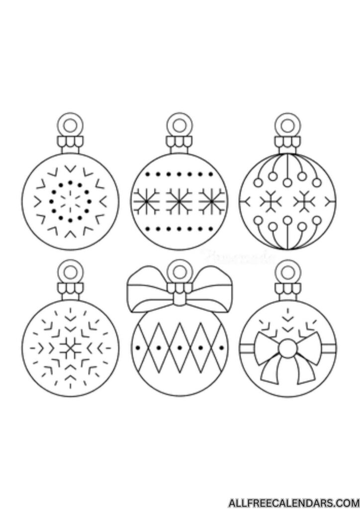 free printable ornament templates