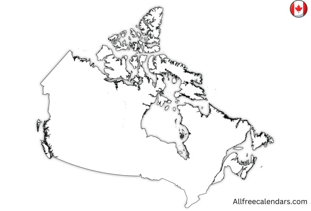 Canada Blank Map Test