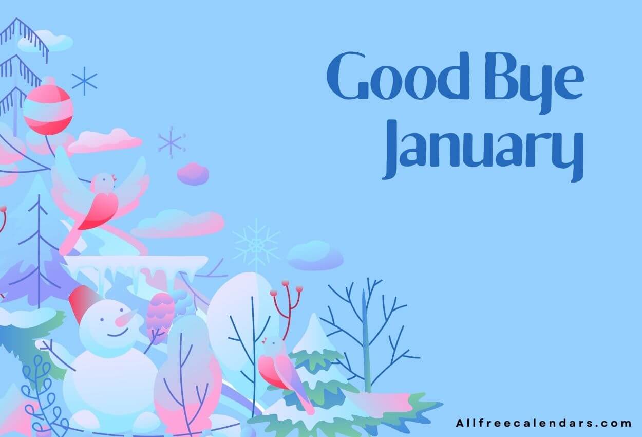 Good Bye January And Welcome February Quotes