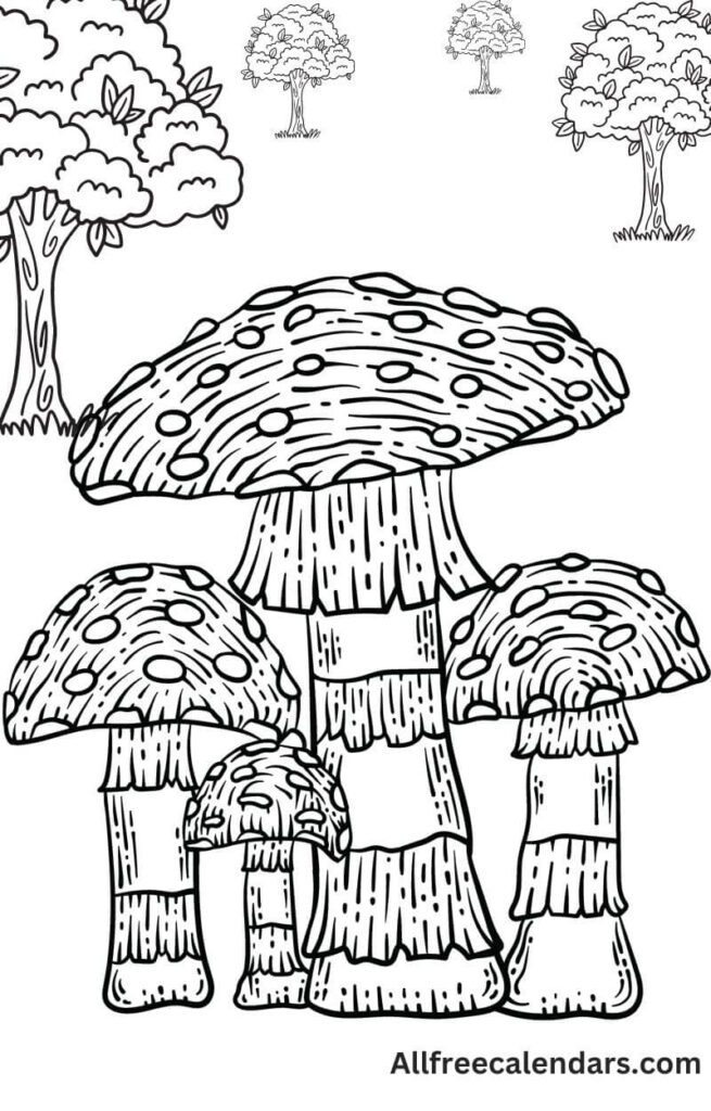 Spring coloring page free